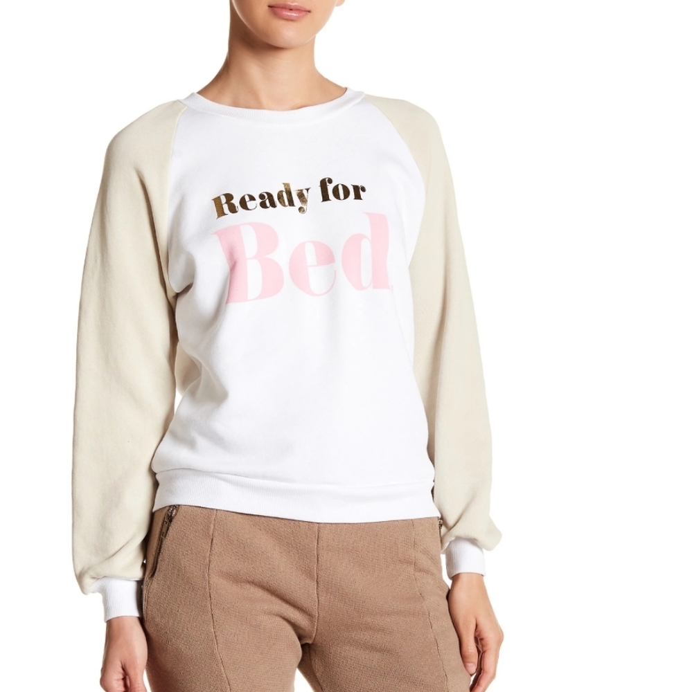 Wildfox Ready for Bed Graphic Sweatshirt